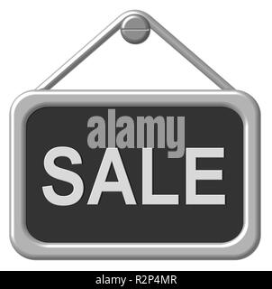 Schild-Verkauf Stockfoto