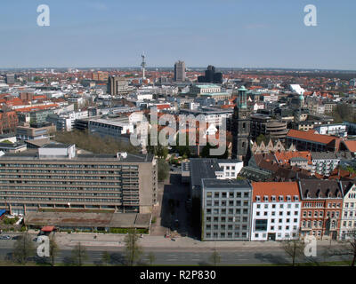 Skyline von hannover Stockfoto