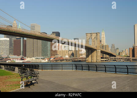 Brooklynbrücke in New york Stockfoto