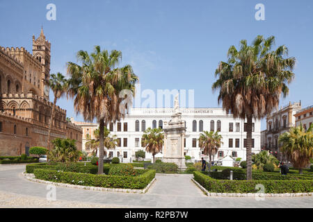 Liceo Classico Vittorio Emanuele II, Palermo, Sizilien, Italien, Europa Stockfoto