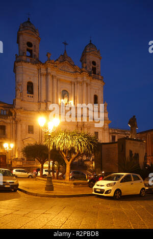 Kirche San Francesco all'Immacolata, Piazza San Francesco d'Assisi, Catania, Sizilien, Italien, Europa Stockfoto