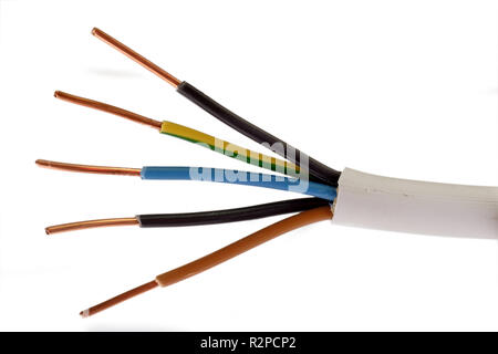 Stromkabel Stockfoto