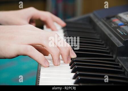 Klavierspieler Stockfoto