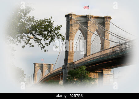 Brooklynbrücke Stockfoto