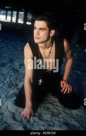 MALIBU, CA - 27. Januar: (exklusiv) Schauspieler Damon Pampolina stellt an den exklusiven Fotoshooting am 27. Januar 1993 in Malibu, Kalifornien. Foto von Barry King/Alamy Stock Foto Stockfoto