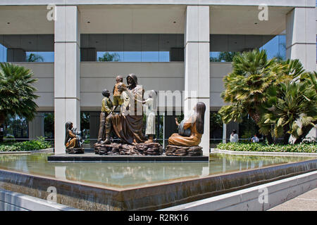 LOS ANGELES, Ca - 24. MAI 2009 - die skulpturalen Komposition in der Crystal Cathedral Stockfoto