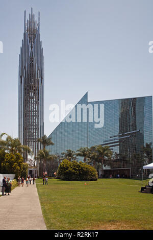 LOS ANGELES, Ca - 24. MAI 2009 - Crystal Cathedral von Philip Johnson. Los Angeles Stockfoto