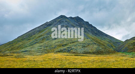 Eine Ansicht der Brooks Range von Dalton Highway in Alaska, USA Stockfoto