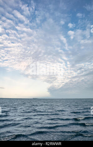 Eine Ansicht des Arktischen Ozeans in Prudhoe Bay in Alaska, USA Stockfoto