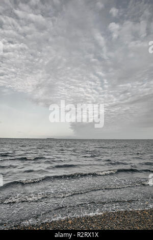 Eine Ansicht des Arktischen Ozeans in Prudhoe Bay in Alaska, USA Stockfoto