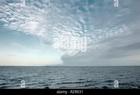 Eine Ansicht des Arktischen Ozeans in Prudhoe Bay in Alaska, USA Stockfoto