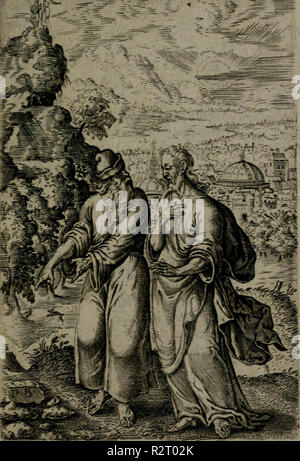 "Humanae salutis Monumenta" (1581) Stockfoto