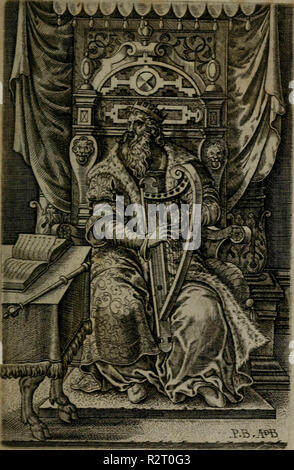 "Humanae salutis Monumenta" (1581) Stockfoto