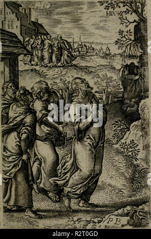 "Humanae salutis Monumenta" (1581) Stockfoto