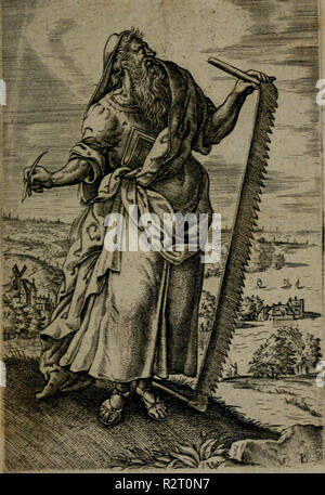 "Humanae salutis Monumenta" (1581) Stockfoto