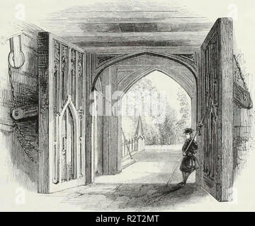 "Die fürstlichen Hallen, malerischen Bauten, und alten Kirchen von England" (1845) Stockfoto