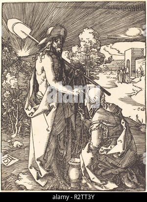 Noli Me Tangere. Vom: Wahrscheinlich C. 1509/1510. Medium: Holzschnitt. Museum: Nationalgalerie, Washington DC. Thema: Dürer, Albrecht. ALBRECHT DÜRER. Stockfoto