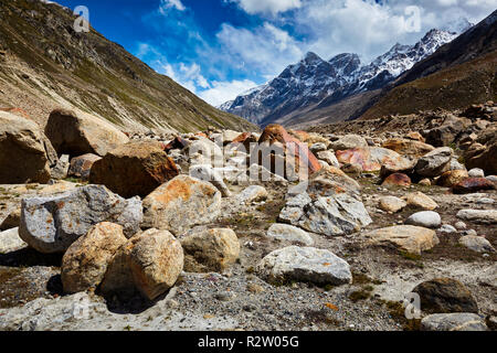 Lahaul Valley im Himalaya Stockfoto