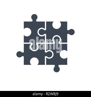 Puzzle Vektor Icon. Stock Vektor