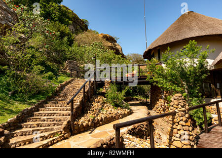 Isandlwana Lodge, Kwa-Nyoni, Südafrika Stockfoto