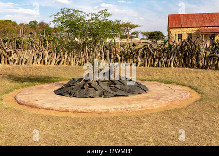 Rorkes Drift Anglo-Zulu Krieg Denkmal Stockfoto