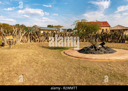 Rorkes Drift Anglo-Zulu Krieg Denkmal Stockfoto