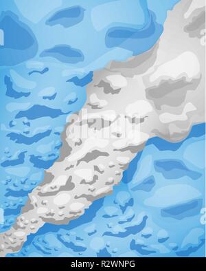 Argentinischer Flagge von Wolken von Rauch, Vektor, Abbildung Stock Vektor