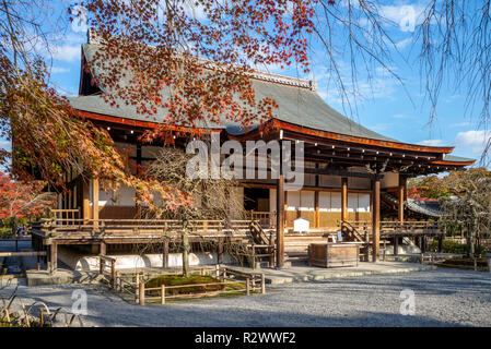 Der tahoden tenryuji Temple in arashiyama, Kyoto Stockfoto