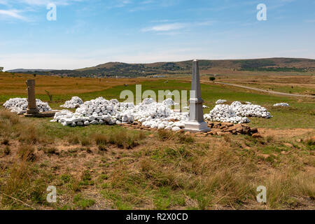 Anglo-Zulu Graves, der Provinz Kwazulu Natal, Südafrika Stockfoto