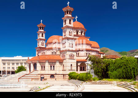 Auferstehung Kathedrale, Korca, Albanien Stockfoto