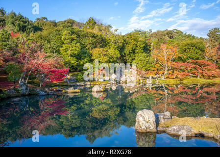 Sogenchi Teien in Tenryuji Temple, arashiyama, Kyoto Stockfoto