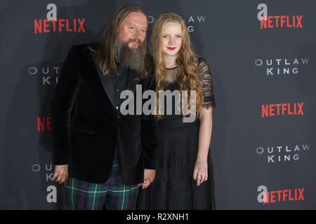 Prominente nehmen an der Schottischen Premiere von Outlaw King' am Vue Cinema auf den Omni Centre in Edinburgh. Mit: David Mackenzie Wo: Edinburgh, Großbritannien Wann: 19 Okt 2018 Credit: Euan Kirsche / WANN Stockfoto