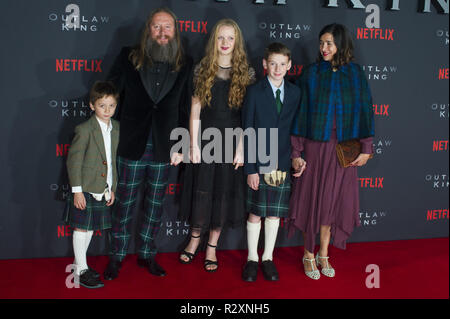 Prominente nehmen an der Schottischen Premiere von Outlaw King' am Vue Cinema auf den Omni Centre in Edinburgh. Mit: David Mackenzie Wo: Edinburgh, Großbritannien Wann: 19 Okt 2018 Credit: Euan Kirsche / WANN Stockfoto