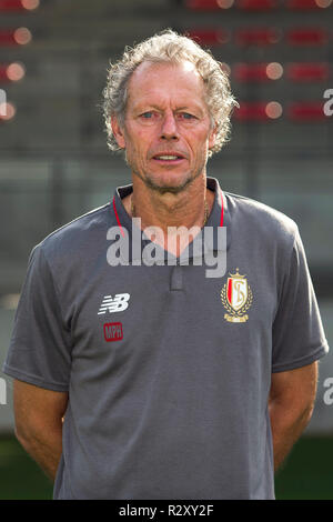 LIEGE, Belgien - 20. Juli: Head Coach Michel Preud'homme dargestellt, während der Saison 2018-2019 Fotoshooting von Standard Lüttich am 20. Juli 2018 in Lüttich, Belgien. (Foto Nicolas Lambert/Isosport) Stockfoto