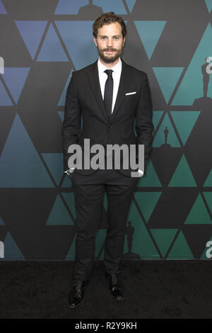 Jamie Dornan nimmt an der Akademie 2018 Jahrestreffen der Gouverneure Auszeichnungen in der Ray Dolby Ballroom am Hollywood & Highland Center in Hollywood, CA, am Sonntag, den 18. November 2018. Stockfoto