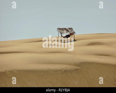 Ein Ort der Ruhe in den Dünen Stockfoto