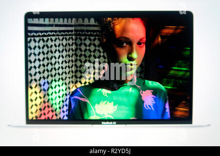 Neue MacBook Air. Stockfoto