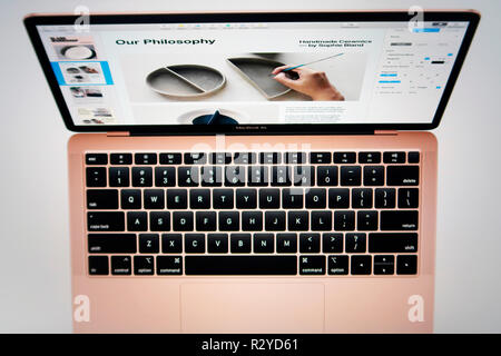 MacBook Air 2018 Stockfoto