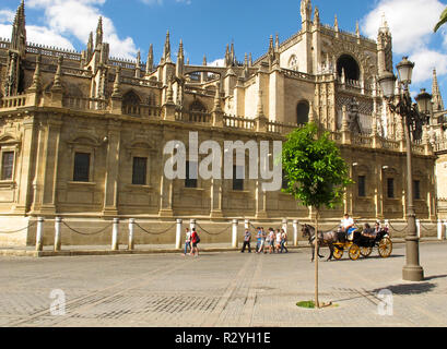 Kathedrale von Sevilla. Andalusien. Spanien Stockfoto