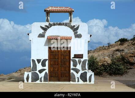 Kapelle auf La Gomera Stockfoto