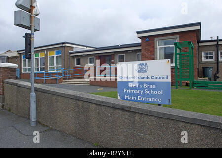 Glocken Brae Grundschule in Lerwick Shetland Stockfoto