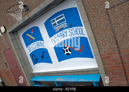 Glocken Brae Grundschule in Lerwick Shetland Stockfoto