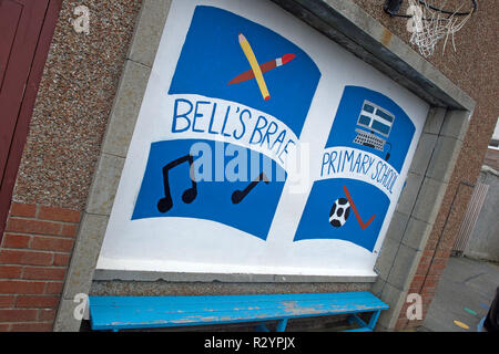 Glocken Brae Grundschule in Lerwick Shetland Stockfoto