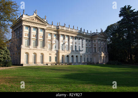 Die Königliche Villa von Mailand (Villa Belgiojoso Bonaparte, auch bekannt als Villa Reale) - 1790/1796 - Heute ist die Heimat der Galleria d'Arte Moderna Stockfoto