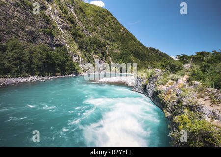 Saltos Del Petrohue Wasserfälle - Los Lagos Region, Chile Stockfoto