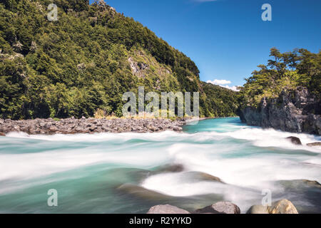 Saltos Del Petrohue Wasserfälle - Los Lagos Region, Chile Stockfoto