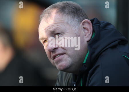 NEWCASTLE UPON TYNE. 28. Oktober 2018 Newcastle Falcons Direktor von Rugby Dean Richards während der Premiership Cup Match zwischen Newcastle Falcons und Exeter Chiefs bei Kingston Park, Newcastle am Sonntag, den 28. Oktober 2018. © MI Nachrichten & Sport Ltd | Alamy leben Nachrichten Stockfoto