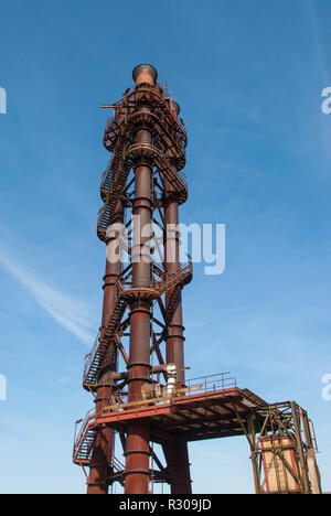 Arbed, Stahlwerken, Metallurgie, Rohre, Fabrik, Luxemburg, Stockfoto