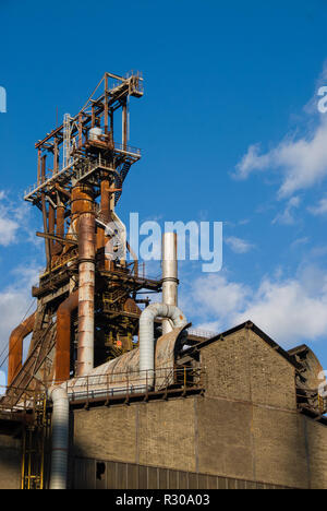 Arbed, Stahlwerken, Metallurgie, Rohre, Fabrik, Luxemburg, Stockfoto