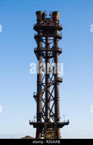 Arbed, Stahlwerken, Metallurgie, Rohre, Fabrik, Luxemburg, Stockfoto